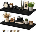 Rustic Wood Invisible Bracket Shelves
