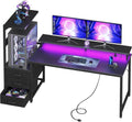 RGB Reversible Gaming Desk PC Stand