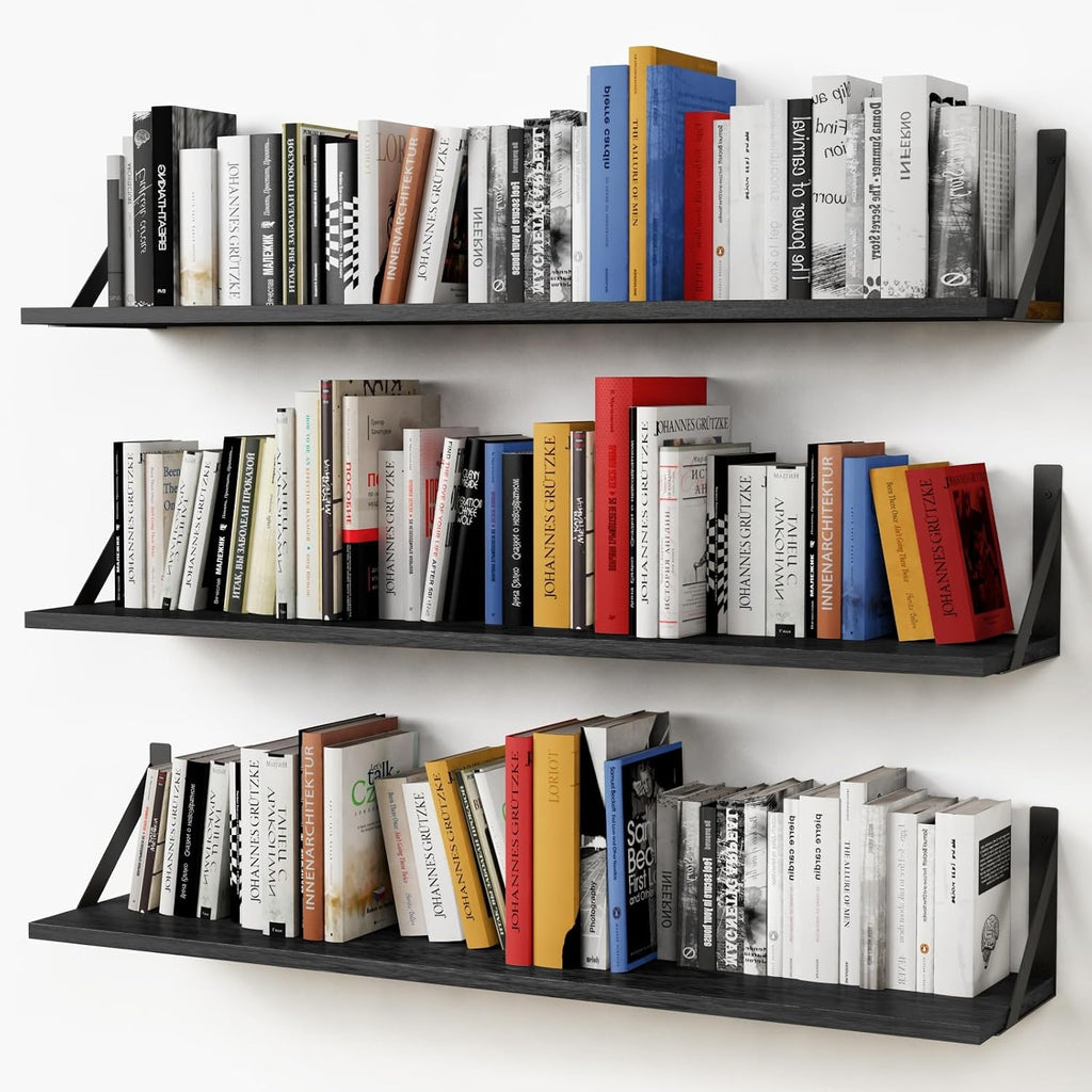 Wide Heavy-Duty Wall Floating Shelves