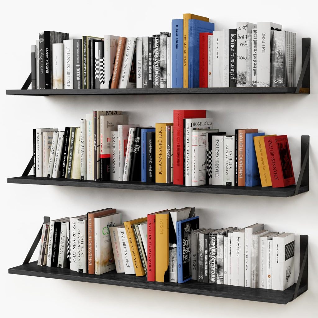Wide Heavy-Duty Wall Floating Shelves