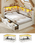 LED Twin Storage Farmhouse Daybed