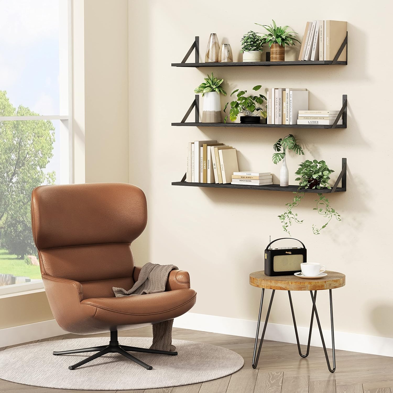 Wide Heavy-Duty Wall Floating Shelves